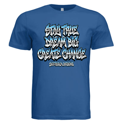 Solid True Royal Triblend - FRONT